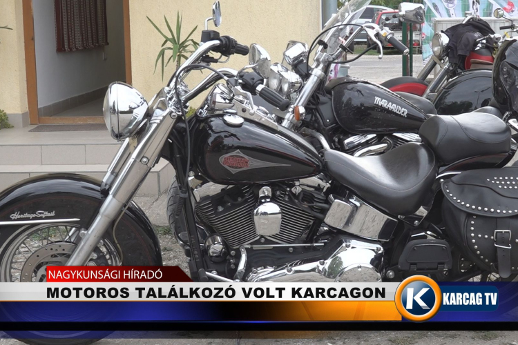 MOTOROS TALÁLKOZÓ VOLT KARCAGON