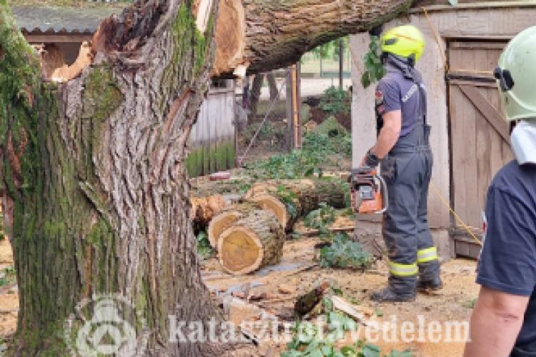 Kisebb beavatkozásokat hozott a keddi vihar