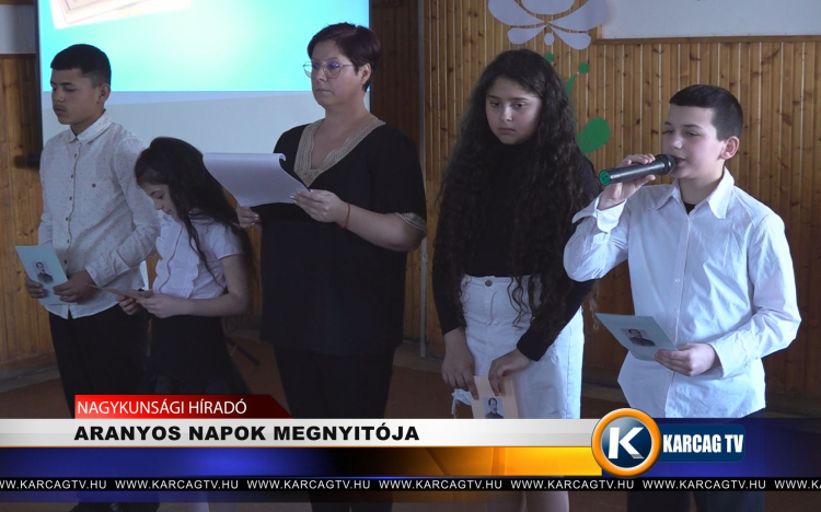 ARANYOS NAPOK MEGNYITÓJA