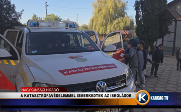 A KATASZTÓFAVÉDELEMMEL ISMERKEDTEK AZ ISKOLÁSOK