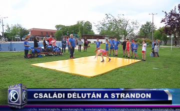 Családi délután a strandon