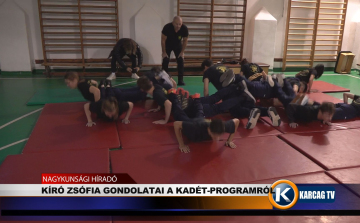 KÍRÓ ZSÓFIA GONDOLATAI A KADÉT-PROGRAMRÓL