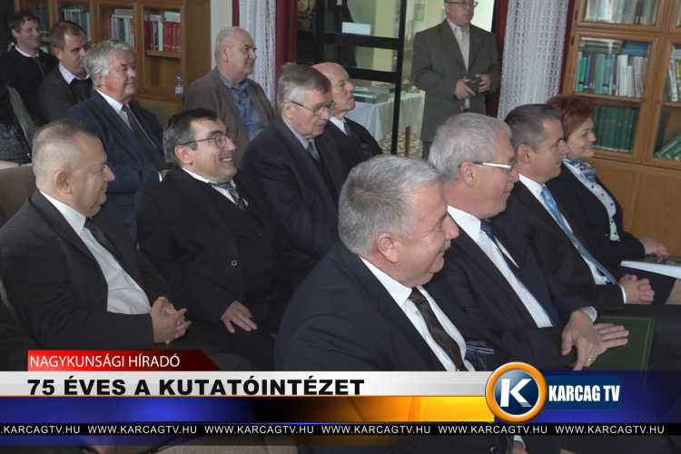 75 ÉVES A KUTATÓINTÉZET