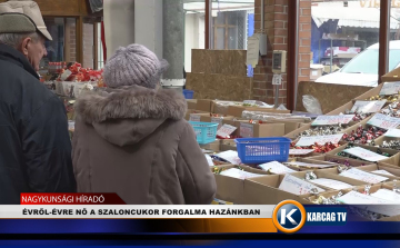 ÉVRŐL-ÉVRE NŐ A SZALONCUKOR FORGALMA HAZÁNKBAN