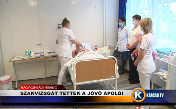 SZAKVIZSGÁT TETTEK A JÖVŐ ÁPOLÓI