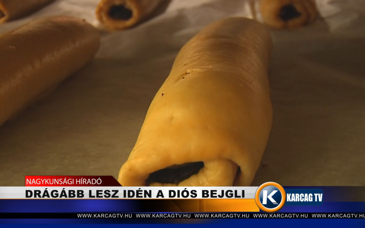 DRÁGÁBB LESZ IDÉN A DIÓS BEJGLI