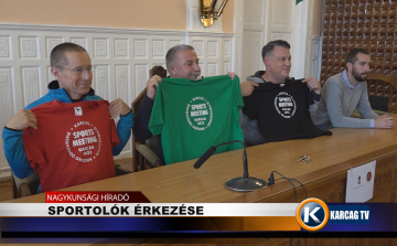 SPORTOLÓK ÉRKEZÉSE 