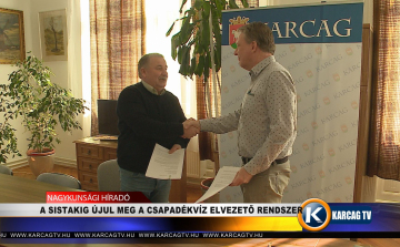 A SISTAKIG ÚJUL MEG A CSAPADÉKVÍZ ELVEZETŐ RENDSZER