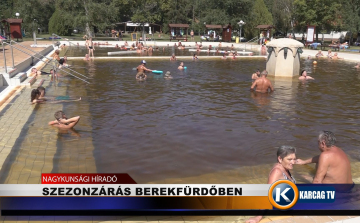 SZEZONZÁRÁS BEREKFÜRDŐBEN