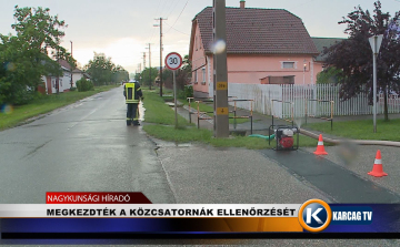 A közcsatornák ellenőrzését végzik Karcagon 2021. április 26. és június 20. között.