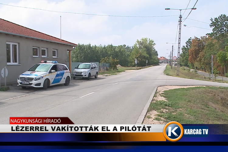 LÉZERREL VAKÍTOTTÁK EL A PILÓTÁT
