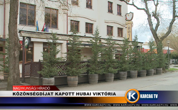 KÖZÖNSÉGDÍJAT KAPOTT HUBAI VIKTÓRIA