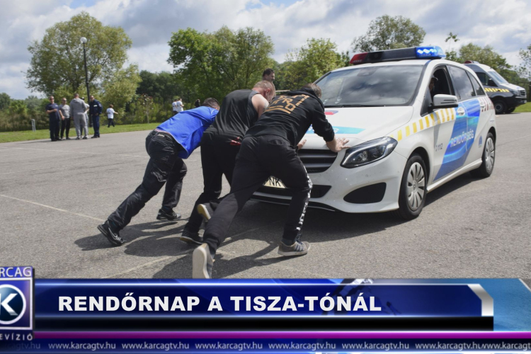 Rendőrnap a Tisza-tónál