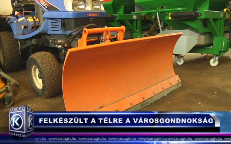 FELKÉSZÜLT A TÉLRE A VÁROSGONDNOKSÁG