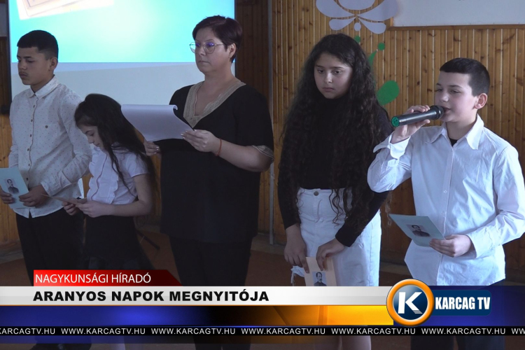 ARANYOS NAPOK MEGNYITÓJA
