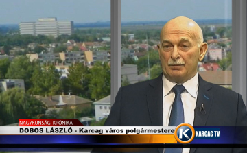 Évértékelő beszélgetés Dobos László polgármesterrel