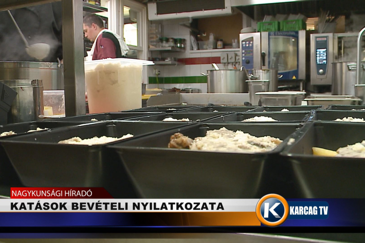 KATÁSOK BEVÉTELI NYILATKOZATA  