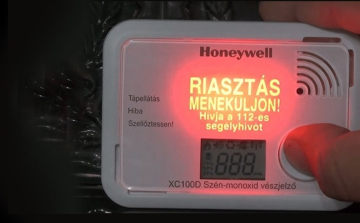 Ismét jól jelzett a szén-monoxid-érzékelő