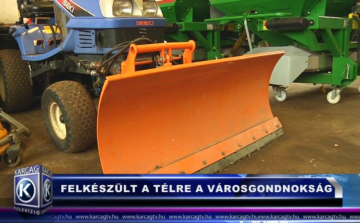 FELKÉSZÜLT A TÉLRE A VÁROSGONDNOKSÁG