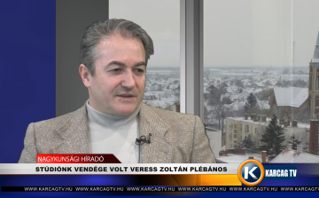 STÚDIÓNK VENDÉGE VOLT VERESS ZOLTÁN PLÉBÁNOS