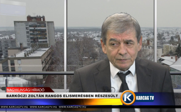 BARKÓCZI ZOLTÁN RANGOS ELISMERÉSBEN RÉSZESÜLT