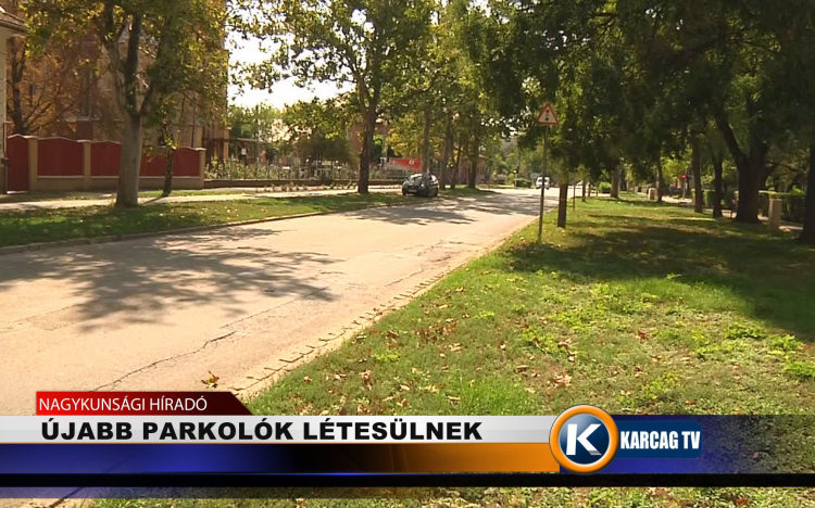ÚJABB PARKOLÓK LÉTESÜLNEK