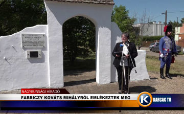 FABRICZY KOVÁTS MIHÁLYRÓL EMLÉKEZTEK MEG