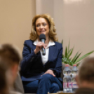 Ferencz Orsolya űrkutató, űrkutatásért felelős miniszteri biztos lakossági fóruma