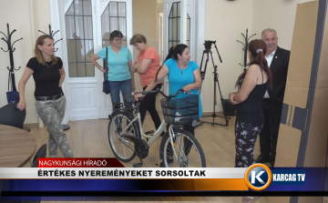 ÉRTÉKES NYEREMÉNYEKET SORSOLTAK