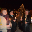 Meggyújtották az első adventi gyertyát