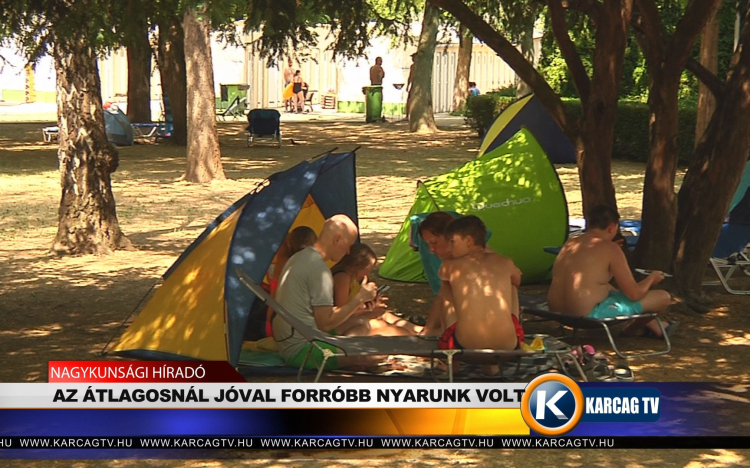 AZ ÁTLAGOSNÁL JÓVAL FORRÓBB NYARUNK VOLT
