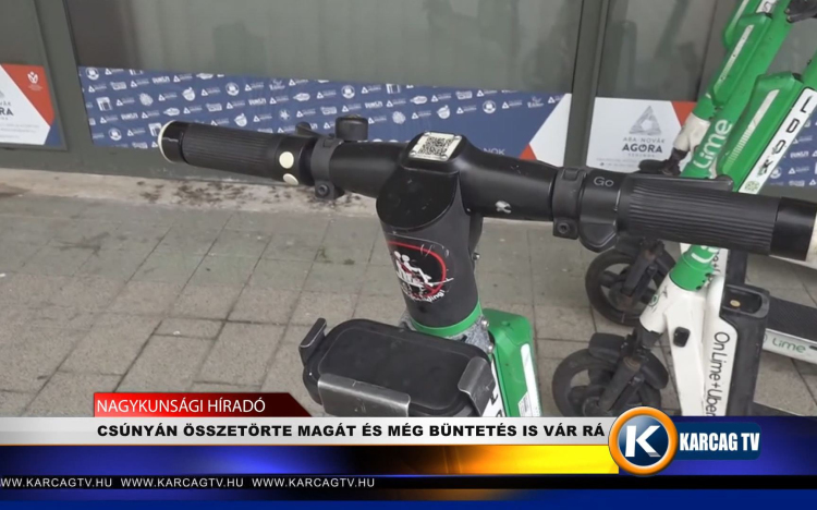 CSÚNYÁN ÖSSZETÖRTE MAGÁT ÉS MÉG BÜNTETÉS IS VÁR RÁ