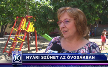 Nyári szünet az óvodákban
