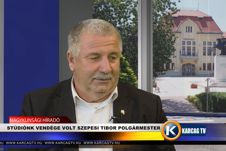 STÚDIÓNK VENDÉGE VOLT SZEPESI TIBOR POLGÁRMESTER