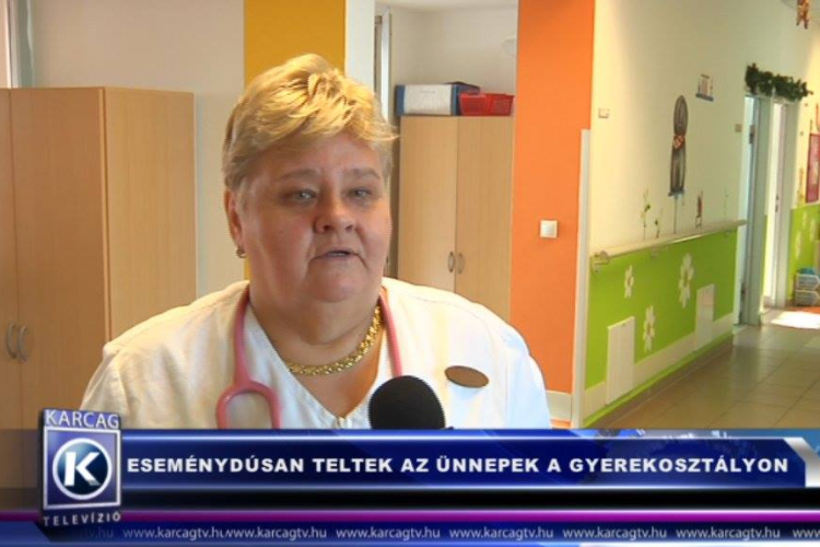 ESEMÉNYDÚSAN TELTEK AZ ÜNNEPEK A GYEREKOSZTÁLYON