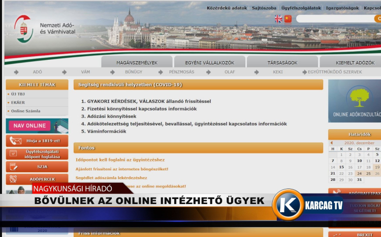 Bővülnek az online intézhető ügyek