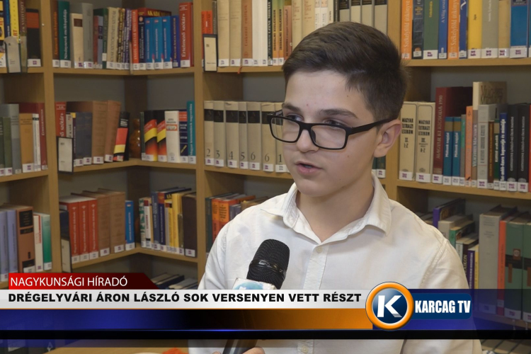 DRÉGELYVÁRI ÁRON LÁSZLÓ SOK VERSENYEN VETT RÉSZT 