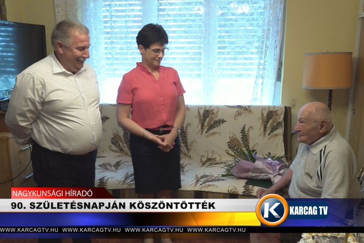 90. SZÜLETÉSNAPJÁN KÖSZÖNTÖTTÉK