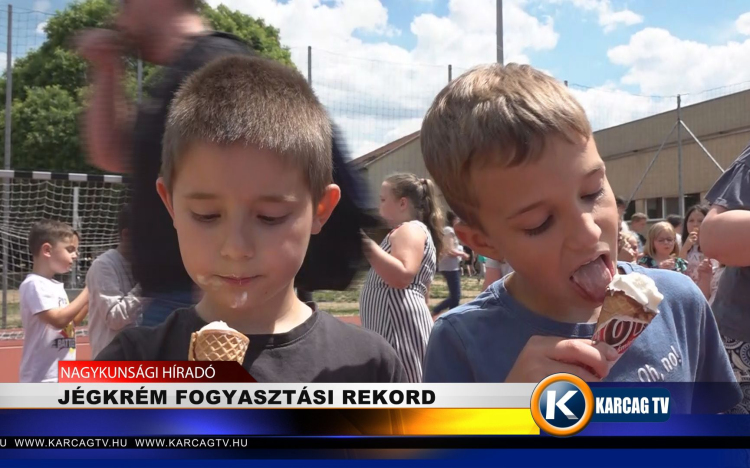 JÉGKRÉM FOGYASZTÁSI REKORD