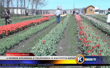 A SZIRMOK NYÍLÁSÁVAL A TULIPGARDEN IS KINYITOTTA KAPUIT