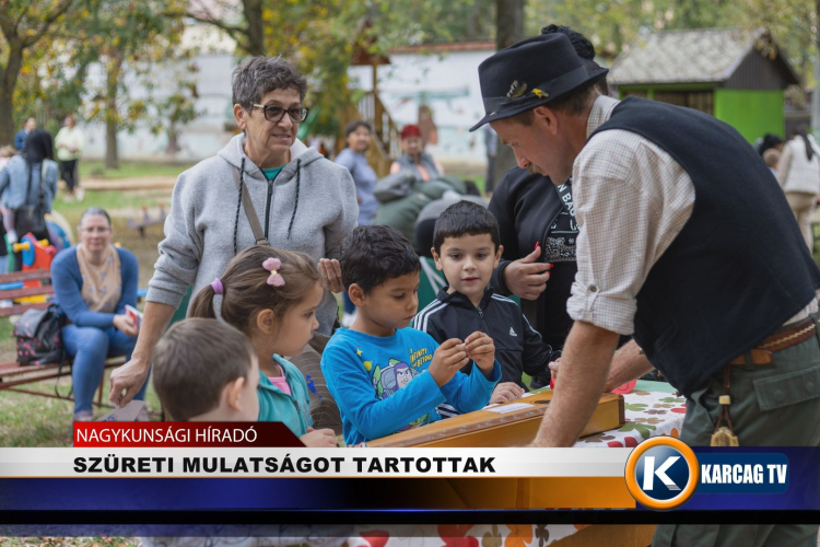 SZÜRETI MULATSÁGOT TARTOTTAK