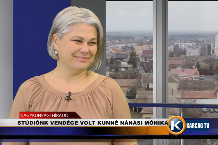 STÚDIÓNK VENDÉGE VOLT KUNNÉ NÁNÁSI MÓNIKA 