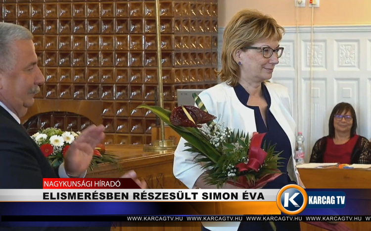 ELISMERÉSBEN RÉSZESÜLT SIMON ÉVA