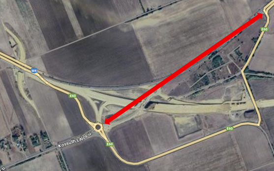 Forgalmirend változás várható a 4. számú főúton, a Törökszentmiklós elkerülő szakasz keleti végén