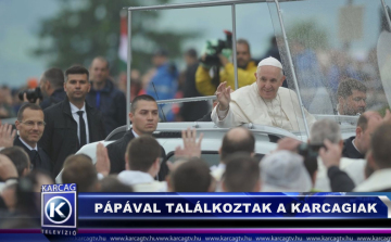 Pápával találkoztak a Karcagiak