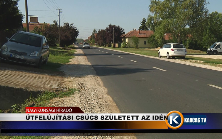 ÚTFELÚJÍTÁSI CSÚCS SZÜLETETT AZ IDÉN