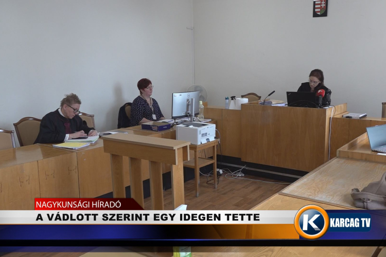 A VÁDLOTT SZERINT EGY IDEGEN TETTE