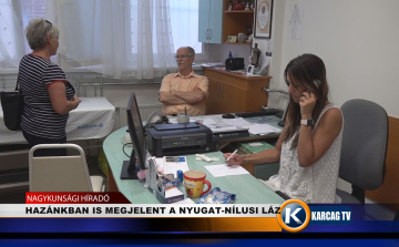 HAZÁNKBAN IS MEGJELENT A NYUGAT-NÍLUSI LÁZ