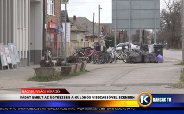 VÁDAT EMELT AZ ÜGYÉSZSÉG A KÜLÖNÖS VISSZAESŐVEL SZEMBEN