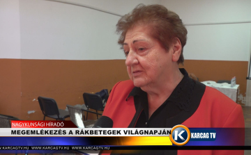 MEGEMLÉKEZÉS A RÁKBETEGEK VILÁGNAPJÁN